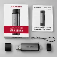 Axagon CRE-SAC kaardilugeja USB 3.0 Type-A/Type-C Hall – pilt 11