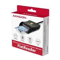 Axagon CRE-SM3SD USB Smart card & SD/microSD/SIM Flat kiipkaardilugeja Hoonesisene USB 2.0 Must – pilt 7