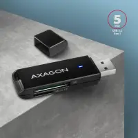 Axagon CRE-S2N kaardilugeja USB 3.2 Gen 1 (3.1 Gen 1) Type-A Must – pilt 8