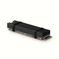 Axagon CLR-M2L10 arvuti jahutussüsteem M.2 NVMe SSD, SSD-draiv Kütteseade/radiaator Must 1 tk – pilt 9