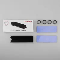 Axagon CLR-M2L10 arvuti jahutussüsteem M.2 NVMe SSD, SSD-draiv Kütteseade/radiaator Must 1 tk – pilt 10