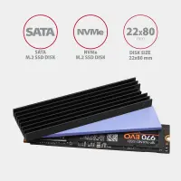 Axagon CLR-M2L6 arvuti jahutussüsteem M.2 NVMe SSD, SSD-draiv Kütteseade/radiaator Must 1 tk – pilt 11