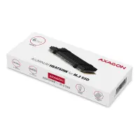 Axagon CLR-M2L6 arvuti jahutussüsteem M.2 NVMe SSD, SSD-draiv Kütteseade/radiaator Must 1 tk – pilt 16