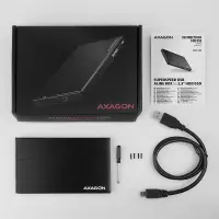 Axagon EE25-XA6 kõvakettaboks HDD/SSD ümbris Must 2.5" – pilt 4