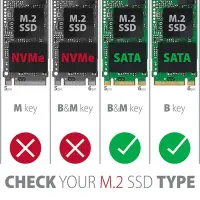 Axagon RSS-M2SD liidesekaart/adapter Sisemine SATA – pilt 16