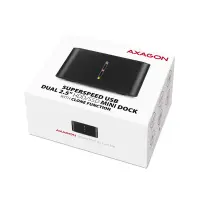 Axagon ADSA-D25 HDD/SSD dokkimisjaam USB 3.2 Gen 1 (3.1 Gen 1) Type micro-B Must – pilt 6
