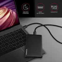 Axagon EE25-SL kõvakettaboks HDD/SSD ümbris Must 2.5" – pilt 9