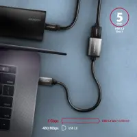Axagon RUCM-AFAC kaabli soomuutja USB C USB A Hall – pilt 2
