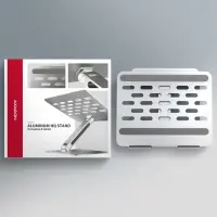 Axagon STND-LQ sülearvuti raam & alus Sülearvuti ja tahvelarvuti alus Hall 43,9 cm (17.3") – pilt 2