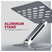 Axagon STND-LQ sülearvuti raam & alus Sülearvuti ja tahvelarvuti alus Hall 43,9 cm (17.3") – pilt 7
