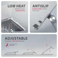 Axagon STND-LQ sülearvuti raam & alus Sülearvuti ja tahvelarvuti alus Hall 43,9 cm (17.3") – pilt 25