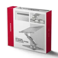 Axagon STND-LR sülearvuti raam & alus Sülearvuti ja tahvelarvuti alus Hõbe 43,9 cm (17.3") – pilt 26