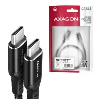 Axagon BUCM-CM20AB USB-kaabel USB 2.0 2 m USB C 0,48 Gbit/s 60 W Must – pilt 6