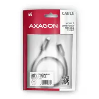 Axagon BUCM32-CM05AB USB-kaabel USB 3.2 Gen 2x2 0,5 m USB C 20 Gbit/s 100 W Must – pilt 2