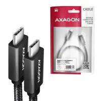 Axagon BUCM32-CM05AB USB-kaabel USB 3.2 Gen 2x2 0,5 m USB C 20 Gbit/s 100 W Must – pilt 8