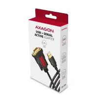 Axagon ADS-1PSN USB-A 2.0 - serial RS-232 DB9-M Prolific adapter cable 1.5m - Adapter - Digital/Daten järjestikkaabel Must 1,5 m USB tüüp A – pilt 3