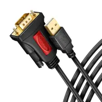 Axagon ADS-1PSN USB-A 2.0 - serial RS-232 DB9-M Prolific adapter cable 1.5m - Adapter - Digital/Daten järjestikkaabel Must 1,5 m USB tüüp A – pilt 7