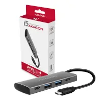 Axagon HMC-4G2 jaotur USB 3.2 Gen 2 (3.1 Gen 2) Type-C 10000 Mbit/s Hall – pilt 8