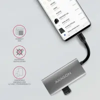 Axagon HMC-4G2 jaotur USB 3.2 Gen 2 (3.1 Gen 2) Type-C 10000 Mbit/s Hall – pilt 16