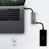 Axagon HMC-4G2 jaotur USB 3.2 Gen 2 (3.1 Gen 2) Type-C 10000 Mbit/s Hall – pilt 21