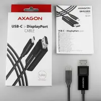 Axagon RVC-DPC videokaabliadapter 1,8 m USB tüüp-C DisplayPort Must – pilt 17