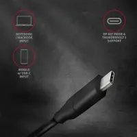 Axagon RVC-DPC videokaabliadapter 1,8 m USB tüüp-C DisplayPort Must – pilt 18