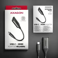 Axagon RVC-HI2M videokaabliadapter 0,25 m USB tüüp-C HDMI Must – pilt 9