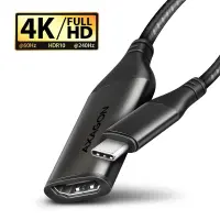 Axagon RVC-HI2M videokaabliadapter 0,25 m USB tüüp-C HDMI Must – pilt 12