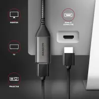 Axagon RVC-HI2M videokaabliadapter 0,25 m USB tüüp-C HDMI Must – pilt 18