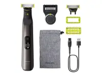 Philips | Hair Trimmer for Face and Body | QP6552/15 OneBlade Pro 360 | Cordless | Wet & Dry | Number of length steps 20 | Chrome