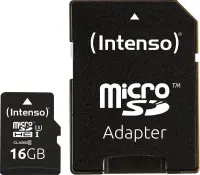 Internso Micro SDHC 16GB C10 koos adapter 3433470