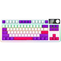 LORGAR KBP70TKLW, Wireless TKL Mechanical Gaming Keyboard Pro, White, EN layout – pilt 2