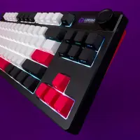 LORGAR KBP70TKLW, Wireless TKL Mechanical Gaming Keyboard Pro, White, EN layout – pilt 8