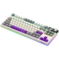 LORGAR KBP70TKLW, Wireless TKL Mechanical Gaming Keyboard Pro, Beige, EN layout – pilt 8