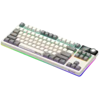 LORGAR KBP70TKLW, Wireless TKL Mechanical Gaming Keyboard Pro, Beige, EN layout – pilt 10