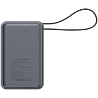 CANYON power bank OnPower 600 built-in cable 20000 mAh PD65W Dark Grey – pilt 3