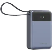 CANYON power bank OnPower 600 built-in cable 20000 mAh PD65W Dark Grey