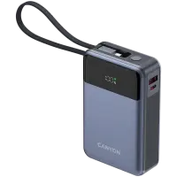 CANYON power bank OnPower 600 built-in cable 20000 mAh PD65W Dark Grey – pilt 6
