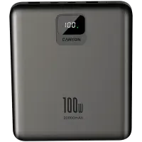 CANYON power bank PB-2008 LED FLAT 20000 mAh PD100W QC3.0 Dark Grey – pilt 5
