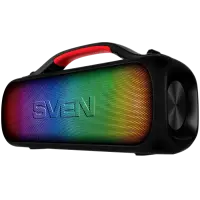 Speaker SVEN PS-360, black (24W, Waterproof (IPx5), TWS, Bluetooth, FM, USB, 3000mA*h)