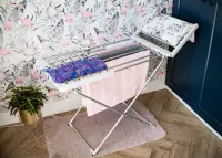 Adler | Foldable electric clothes drying rack | AD 7821 | 220 W | Silver/White – pilt 2