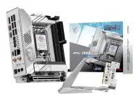 MSI MPG Z890I EDGE TI WIFI | Processor family Intel | Processor socket LGA1851 | Supported hard disk drive interfaces SATA, M.2 | Number of SATA connectors 2