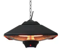 TunaBone Electric Ceiling Patio Heater | TB2088-01 | Patio heater | 2000 W | Number of power levels 3 | Black | IP24