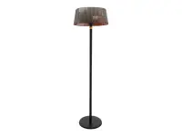 TunaBone Electric Standing Patio Heater, Double clear halogen heating lamps | TB1821SH-01 | Patio heater | 2100 W | Black – pilt 3