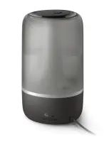 Philips | Humidifier | HU1510/03 Series 1000 | 19.6 W | Water tank capacity 3 L | Suitable for rooms up to 41 m² | Ultrasonic | Humidification capacity 275 ml/hr | Grey/Silver