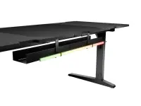 Genesis | Modular Gaming Desk | Holm 180 RGB | Anthracite Black – pilt 13