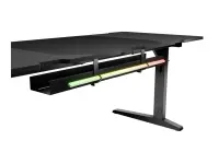 Genesis | Modular Gaming Desk | Holm 180 RGB | Anthracite Black – pilt 8