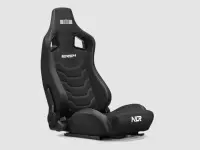 Next Level Racing | SIMAERO Mesh Fabric | Reclining Seat | ERS4 Elite Fabric & SimAero Mesh Edition | Black