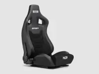 Next Level Racing | PU Leather and Suede | Reclining Seat | ERS4 Elite PU Leather & Suede Edition | Black