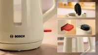Bosch Kettle | TWK1M127 | Electric | 2400 W | 1.7 L | Plastic | Cream – pilt 3